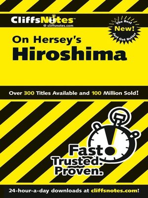 cover image of CliffsNotes on Hersey's Hiroshima